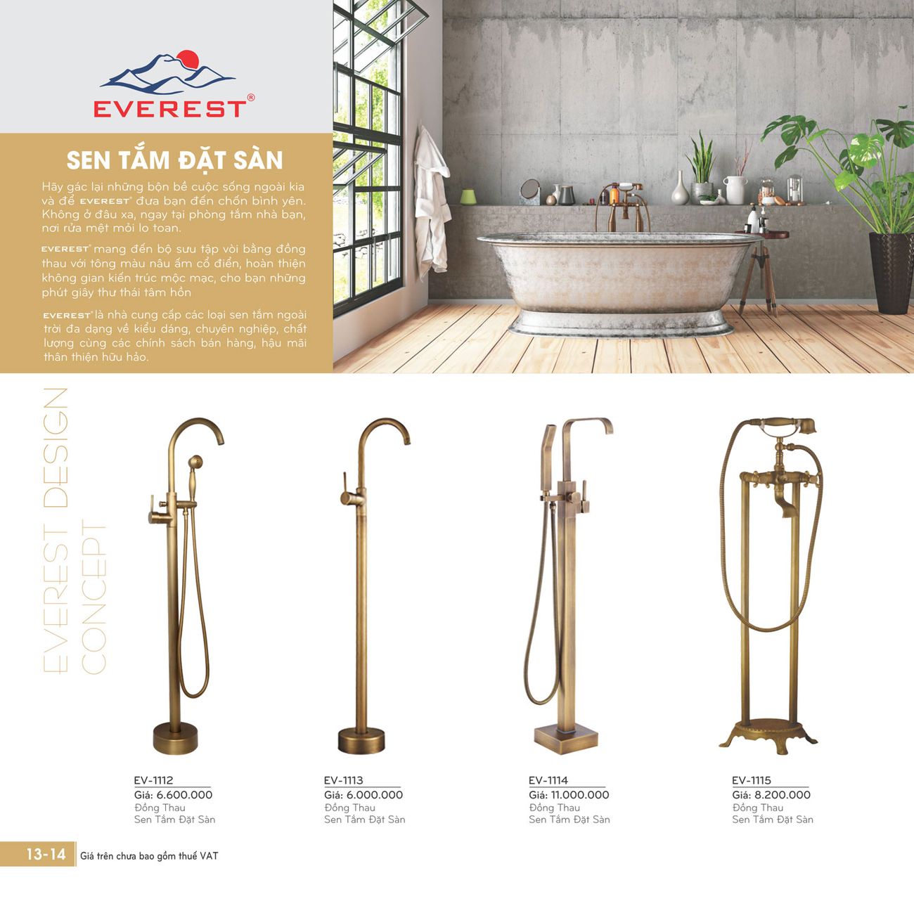 Thiết bị vệ sinh EVEREST Cổ Điển Catalogue và Bảng giá mới nhất /Page 